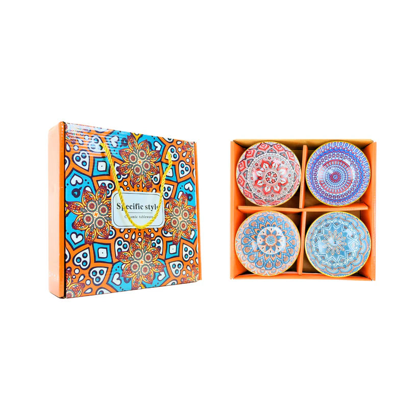 Set 4 Bowl Cuencos Cerámicos 300 Ml