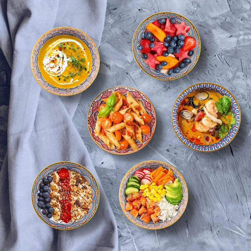 Set 4 Bowl Cuencos Cerámicos 300 Ml